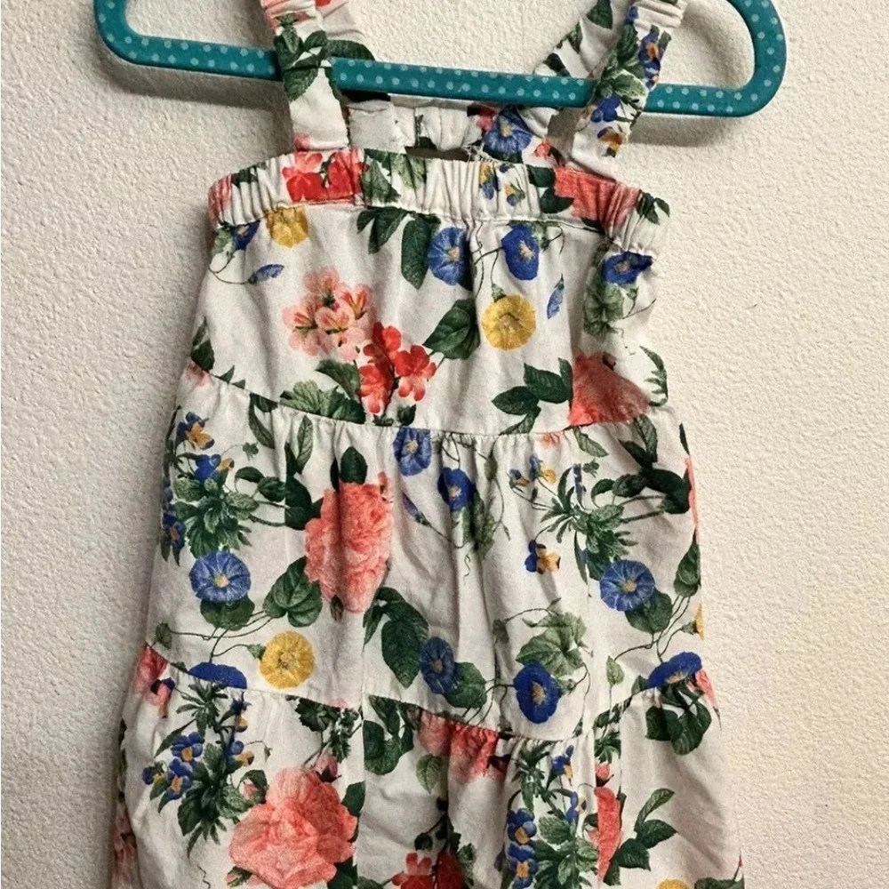 3 Pc Lot Infant Girls Summer 12 Mo Dress Romper Shirt Summer Floral Avacado